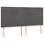 Vidaxl Box spring postelja z vzmetnico temno siva 180x200 cm žamet