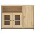 Komoda boja hrasta sonome 100 x 35 x 75 cm konstruirano drvo