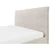 MID.YOU OBLAZINJENA POSTELJA 180 cm  x 200 cm , les, tekstil, leseni material naravne barve