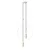 Opviq luster Zorella 20600-B, 2 × G9, kremasto beli
