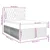 Vidaxl Box spring postelja z vzmetnico temno zelena 140x200 cm žamet