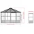 Vrtni paviljon Charleston 12x12
