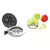 3-in-1 manual juicer for citrus fruit and pomegranates, Orange colour