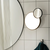 KABOMBA LED zidna lampa s ogledalom, podesivog intenziteta matirano/crna, 20 cm