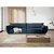 Temno moder kavč 248 cm Vanda - Mazzini Sofas