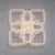 JUST LIGHT. 15269-16 - LED plafonsko svetlo CRYSTALLO LED/43,5W/230V bela
