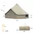 King Camp Glamping šotor Khan 400 x 400 x 270 cm