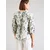 Fransa Bluza ARIANA svetlo zelena/bela