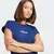 ADIDAS SPORTSWEAR Funkcionalna majica Essentials Linear temno modra/bela