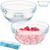 shumee Steklene sklede 14 cm, 500 ml 2 kosa.