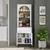 Hanah Home Ledli ormarić za kafe kutak 60 × 179 × 41,8 cm, bela/atlantski bor
