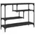 Konzolni stol crni 100 x 30 x 75 cm od konstruiranog drva