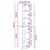 Set ormara 2 pcs Crna Konstruirano drvo