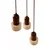 Opviq Luster Loer C, 3 x E27 Max, 40W, Braon