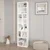 Hanah Home polica za knjige Bohem 205cm, 50 cm, bela