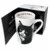 Velika porcelanasta skodelica Cat 400ml darilo za ljubitelje mačk premium