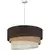 Brilagi - Luster na sajli TRIO 3xE27/60W/230V, prečnik 60 cm, braon/bež/bela