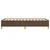 Vidaxl Posteljni okvir temno rjav 80x200 cm blago