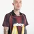 Dres OBEY Blurred Soccer Jersey Burnt Red XL