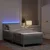 Vidaxl LED Box Spring Postelja Svetlo siva 100 x 200 cm blago