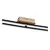 Rabalux Luster Demir, LED, 16W, 4000K, 41x13cm, Crni