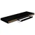 Plutajuće zidne police 2 kom sjajne crne 80 x 23,5 x 3,8 cm MDF