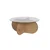 Hanah Home Klub sto Aeris, 75x35x75 cm, Boje hrasta