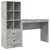 Stol s ladicama s policom s pohranom 2 pcs Betonski sivi