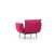 ATELIER DEL SOFA Fotelja Jax Solo Dark Red GR105