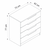 Hanah Home Komoda Kale Plus 73x42x77cm Orah
