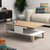 Wallity Klub sto Sumer O2040 90x35,6x54cm Hrast-Beli