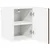 Ormar za Zid LUCCA 2 pcs Smeđi hrast 30 x 31 x 40 cm