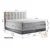 Boxspring postelja Marlene - 200x200 cm