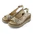 Mona Shoes Ženske sandale, Soft uložak, Kožne, Bež