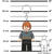 LEGO Hari Poter privezak za ključeve sa svetlom: Ron