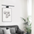 LED lampa za slike PINTO LED/12W/230V crna