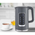 Platinet PEKR723 grelnik vode, 1,7 l, Keep Warm, siv + skodelica