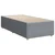 Vidaxl Box spring postelja z vzmetnico svetlo siva 90x190 cm blago