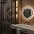 Stensko ogledalo LED 50cm Modern