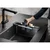 Blanco Set organizera Worktop, 2 komada, Crni