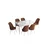 Hanah Home Set Trpezarijski sto i 6 stolica Han, Terakota