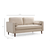 ATELIER DEL SOFA Sofa dvosed Rome Beige
