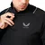 Castore majica 1/4 zip sa kontrastnim panelima za muškarce, crna