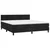 Vidaxl Box spring postelja z vzmetnico črna 160x200 cm žamet