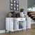 Hanah Home Višenamenska komoda JE136-3095, 120 x78.6 x40 cm, Bela