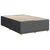 Vidaxl Box spring postelja z vzmetnico temno siva 120x200 cm blago