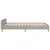 Vidaxl Posteljni okvir brez vzmetnice siv 120x190 cm blago