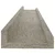 Zidne police 4 kom siva boja betona 60 x 9 x 3 cm