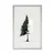 Plakat minimalistično igličasto drevo - 20x30 white