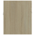 shumee Vanity Unit hrast sonoma 90x38,5x46 cm iverne plošče